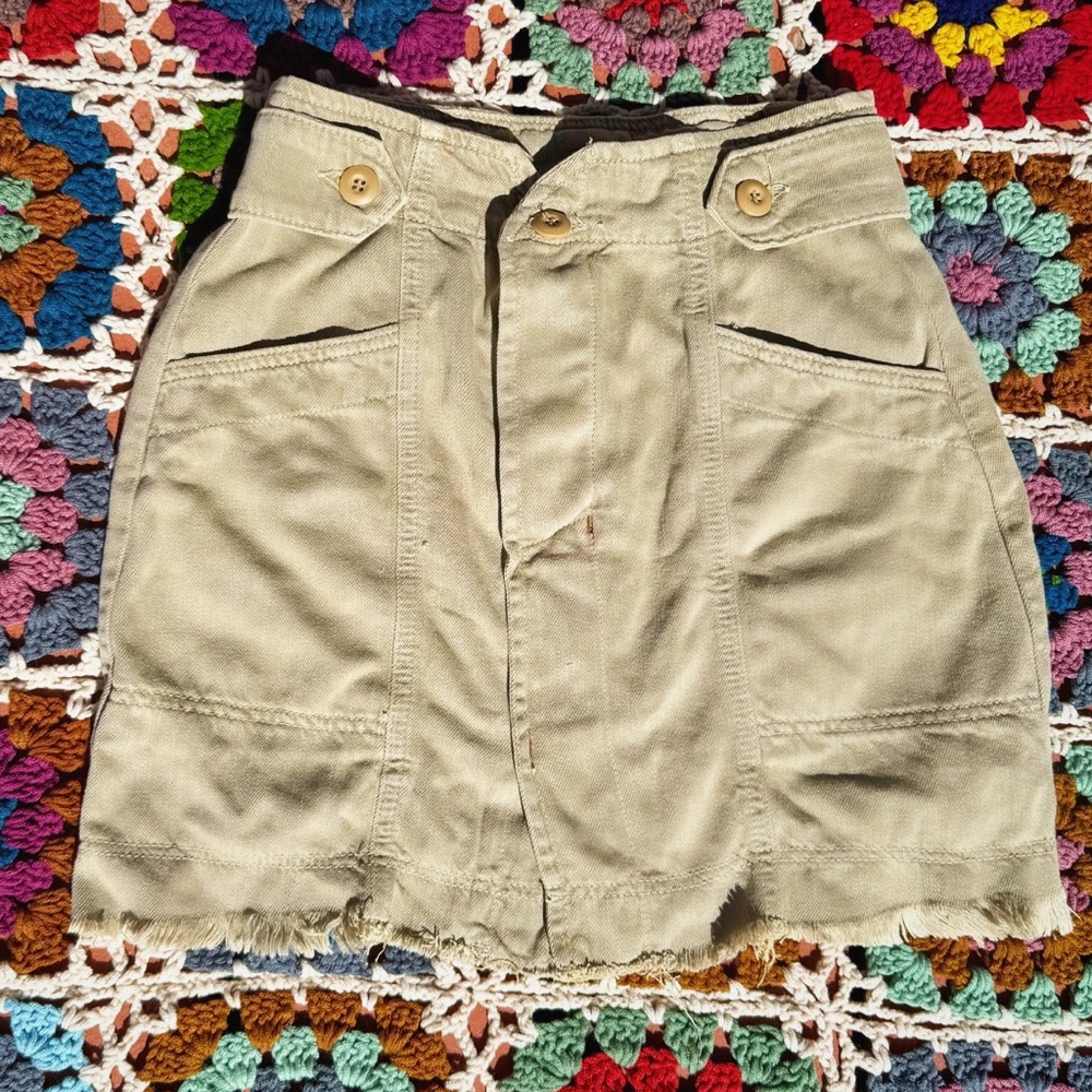Free People Cargo Skirt